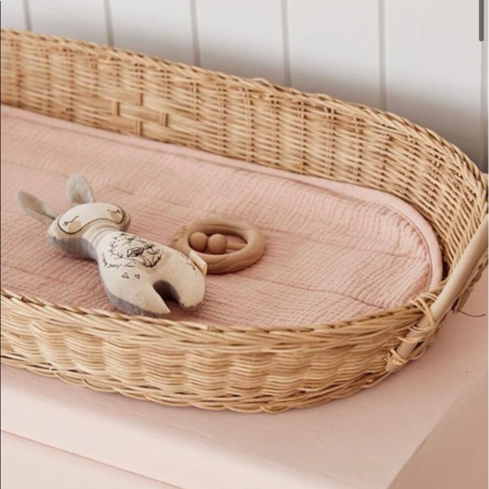 Olli Ella LUXE ORGANIC COTTON LINER in Rose